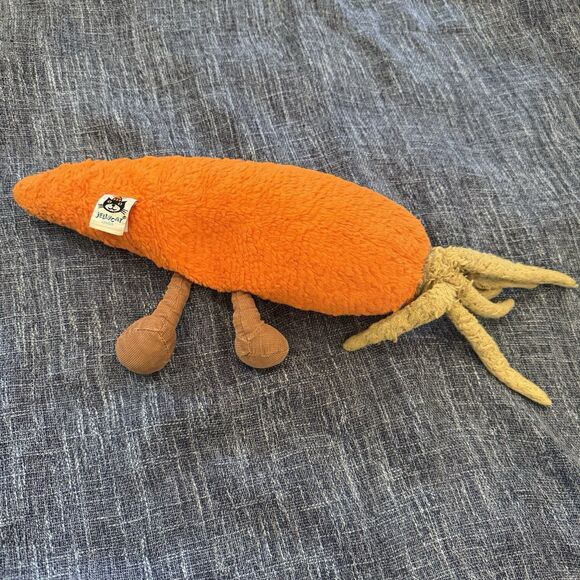 Jellycat Amusable Carrot Orange Soft Toy Plush Retired Rare Discontinued - Picture 4 of 6
